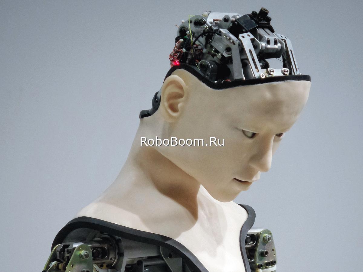 Робот с человеческим лицом